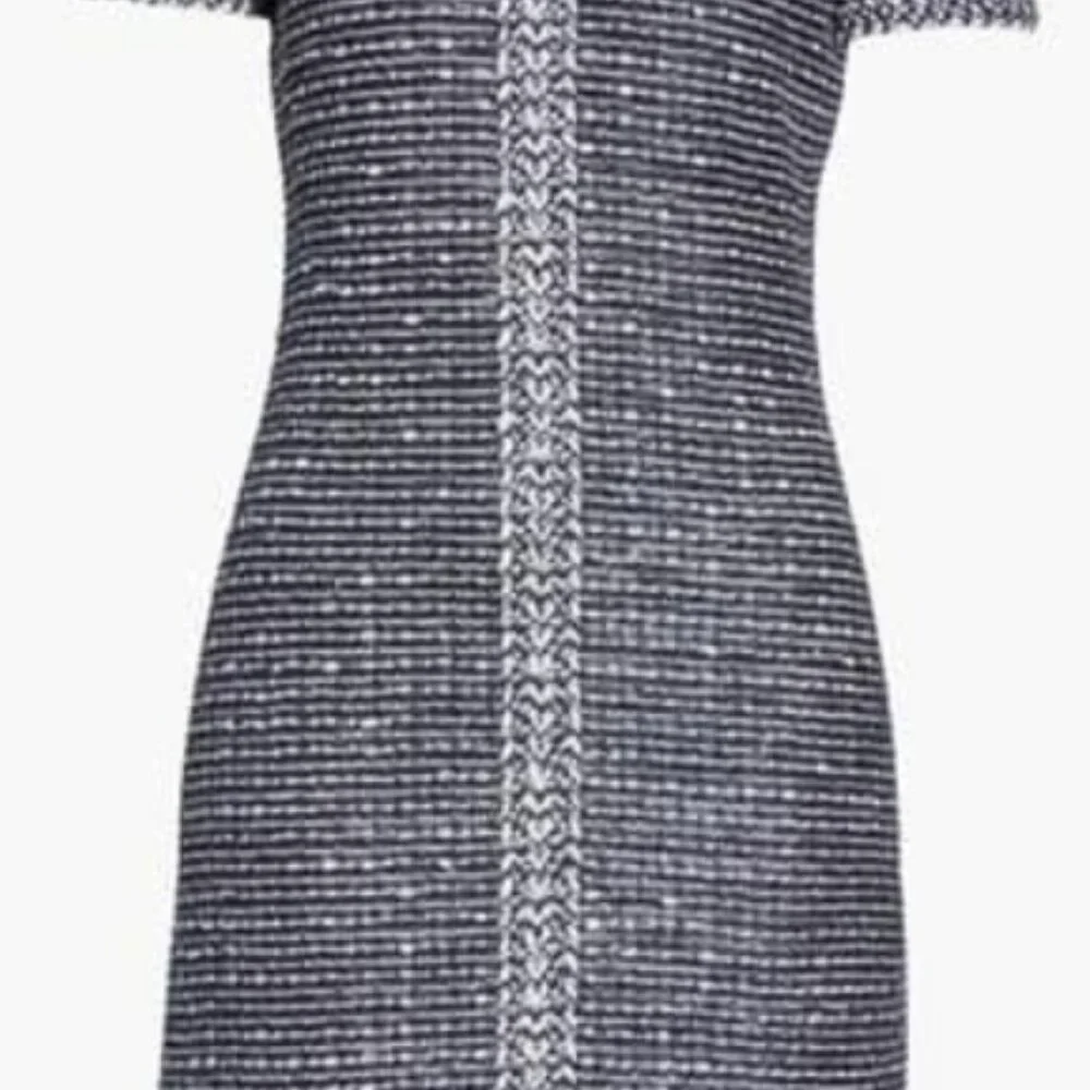 St John Camille Knit A-Line Dress - Picture 2 of 2